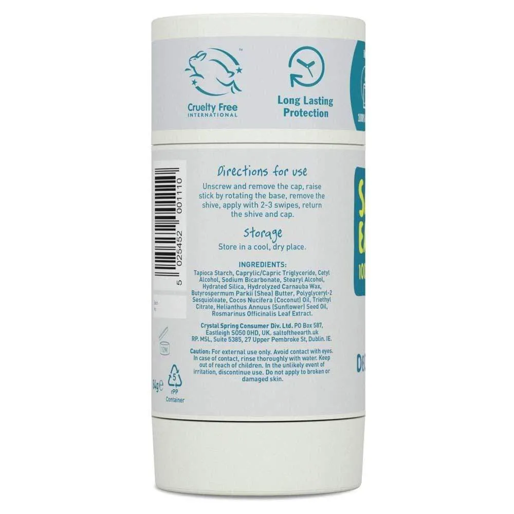 Salt of The Earth Natural Deodorant Stick (Refillable) - Unscented