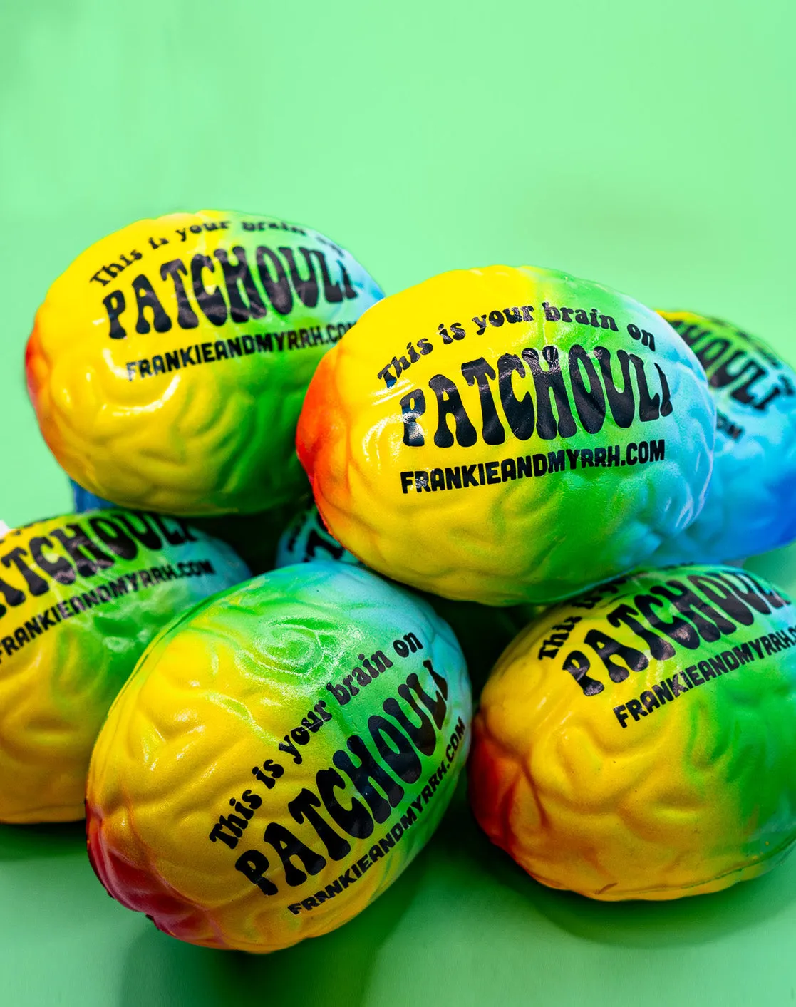 Stress Relief Squeeze Brain | Your Brain on Patchouli | Rainbow