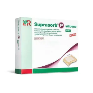 Suprasorb P Sensitive Border Silicone Dressing 7.5cm x 8.5cm x 10